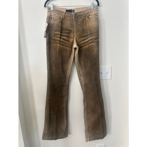 Just Cavalli by Roberto Cavalli Early 2000 Faded Brown Jeans 33